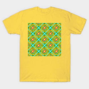 Sunflower flowers pattern T-Shirt